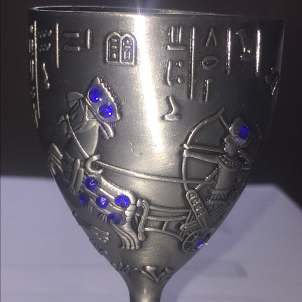 Cup retro wine glass zinc alloy materials